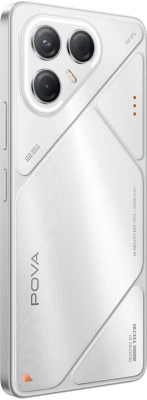 Смартфон Tecno POVA 7 5G 256Gb 8Gb серебристый моноблок 3G 4G 6.8" 1080x2460 Android 14 50Mpix 802.11 a/b/g/n/ac NFC GPS GSM900/1800 Protect