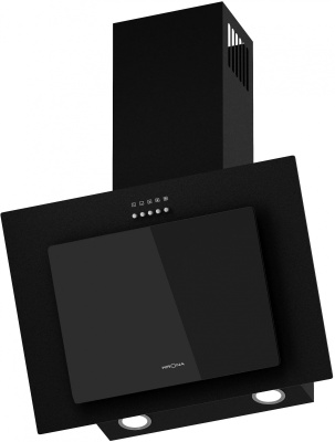 Вытяжка каминная Krona Vierkant 600 Pb черный управление: кнопочное (1 мотор)