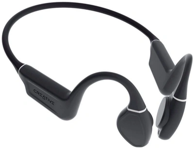 Гарнитура накладные Creative Outlier Free Plus черный беспроводные bluetooth шейный обод (51EF1080AA001)
