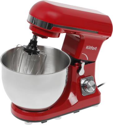 Миксер планетарный Kitfort КТ-1324-1 1000Вт красный