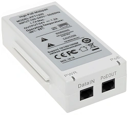 Инжектор PoE Dahua DH-PFT1200 10/100/1000BASE-T 60Вт 100-240В(АС)