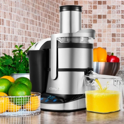 Соковыжималка центробежная Kitfort КТ-1112 1100Вт черный