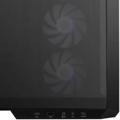 Корпус MSI MAG PANO M100R PZ черный без БП mATX 3x120mm 4x140mm 1xUSB3.1 audio CardReader AirDuct bott PSU