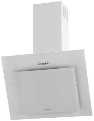 Вытяжка каминная Krona Fiona 600 PB белый управление: кнопочное (1 мотор)