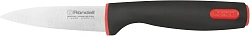 Набор ножей кухон. Rondell Urban RD-1011 компл.:4предм. с ножеточкой черный/красный блистер