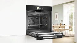 Духовой шкаф Электрический Bosch Serie 8 HMG978NB1 черный
