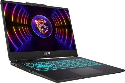 Ноутбук MSI Cyborg 15 A13VF-1223XRU Core i5 13420H 16Gb SSD512Gb NVIDIA GeForce RTX4060 8Gb 15.6" IPS FHD (1920x1080) FreeDOS black WiFi BT Cam (9S7-15K111-1223)