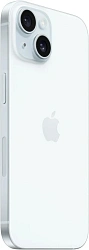 Смартфон Apple A3090 iPhone 15 256Gb голубой моноблок 3G 4G 1Sim 6.1" 1179x2556 iOS 17 48Mpix 802.11 a/b/g/n/ac/ax NFC GPS GSM900/1800 Protect