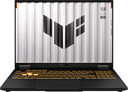 Ноутбук Asus TUF Gaming F16 FX608JPR-RV211 Core i7 14650HX 16Gb SSD512Gb NVIDIA GeForce RTX 5070 8Gb 16" IPS WUXGA (1920x1200) без ОС grey WiFi BT Cam (90NR0NG1-M00C80)