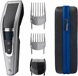 Машинка для стрижки Philips HC5650/15 серебристый (насадок в компл:3шт)
