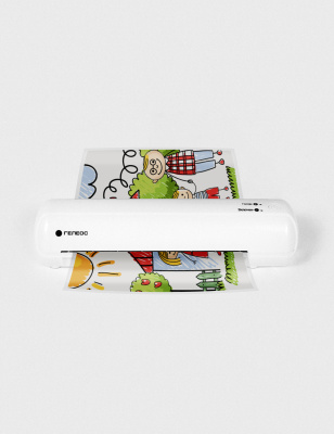 Ламинатор Heleos ЛМ-А4Мини белый A4 (75-150мкм) 32см/мин (2вал.) лам.фото