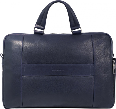 Деловая сумка Piquadro Carl CA6025S129/BLU с отделением для ноутбука темно-синий натур.кожа