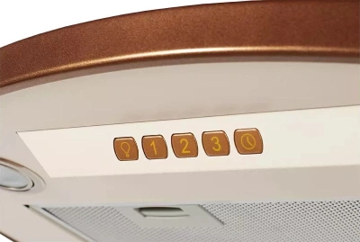 Вытяжка каминная Kuppersberg Bona 60 C бежевый/бронза управление: кнопочное (1 мотор)