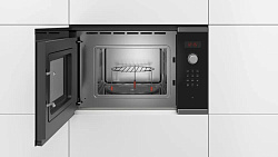 Микроволновая печь Bosch BFL523MS0 20л. 800Вт нержавеющая сталь/черный (встраиваемая)