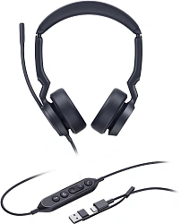 Гарнитура проводная Yealink UH44 Dual UC USB-C/A черный