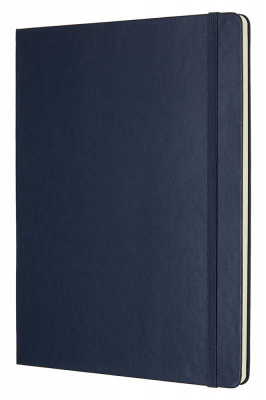 Блокнот Moleskine CLASSIC QP092B20 XLarge 190х250мм 192стр. нелинованный твердая обложка синий