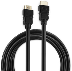 Кабель аудио-видео Buro HDMI (m)/HDMI (m) 3м. позолоч.конт. черный (BHP RET HDMI30-2)