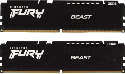 Память DDR5 2x16GB 5600MHz Kingston KF556C40BBK2-32 Fury Beast RTL Gaming PC5-44800 CL40 DIMM 288-pin 1.25В single rank с радиатором Ret