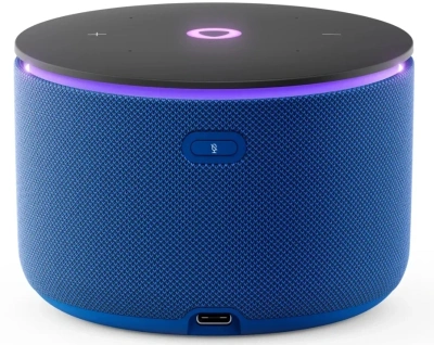 Умная колонка Yandex Станция Мини 3 Про Алиса синий 18W 2.0 BT/Wi-Fi (YNDX-00059BLU)