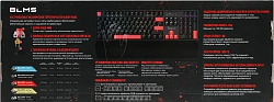 Клавиатура A4Tech Bloody S515R механическая черный USB for gamer LED (подставка для запястий) (S515R FIRE BLACK)
