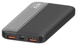 Мобильный аккумулятор Hiper SM10000 10000mAh 12W 2.4A USB-A черный (SM10000 BLACK)