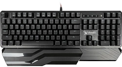 Клавиатура A4Tech Bloody B975 механическая черный USB Multimedia for gamer LED (подставка для запястий) (B975)