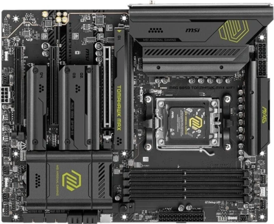 Материнская плата MSI MAG B850 TOMAHAWK MAX WIFI  SocketAM5 AMD B850 4xDDR5 ATX AC`97 8ch(7.1) 5Gigabit RAID+HDMI