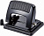 Дырокол Kw-Trio 09165BLACK макс.:20лист. металл черный отв.:2 с линейкой