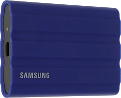 Накопитель SSD Samsung Original USB-C 1Tb MU-PE1T0R/WW Shield T7 1.8" синий