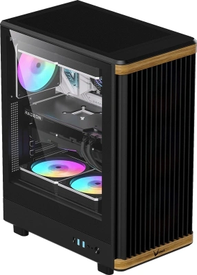 Корпус Formula TimberLine T1 черный без БП ATX 4x120mm 2xUSB3.0 audio bott PSU