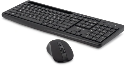 Клавиатура + мышь Оклик S275W клав:черный мышь:черный USB беспроводная slim Multimedia (1993113)