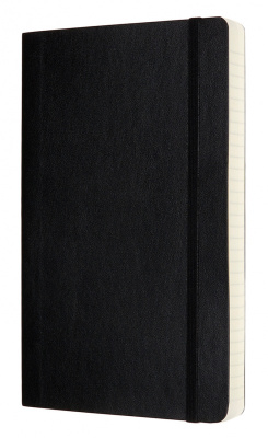 Блокнот Moleskine CLASSIC SOFT EXPENDED QP616EXP Large 130х210мм 400стр. линейка мягкая обложка черный