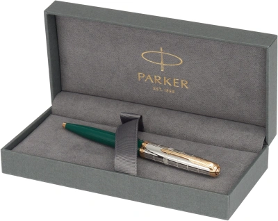 Ручка шариков. Parker 51 Premium (CW2169076) Forest Green GT M черн. черн. подар.кор.