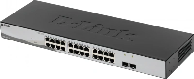 Коммутатор D-Link DGS-1210-26/FL2A (L2) 24x1Гбит/с 2SFP управляемый