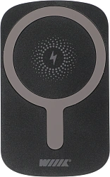 Держатель Wiiix CW-83V-B магнитный беспров.з/у. черный для смартфонов