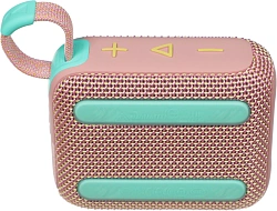 Колонка порт. JBL GO 4 розовый 4.2W 1.0 BT 850mAh (JBLGO4PINK)
