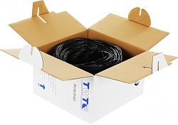 Кабель информационный Lanmaster TWT-5EUTP-OUT кат.5E UTP 4 пары 24AWG PE внешний 305м черный