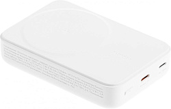 Мобильный аккумулятор Solove Mi W12 Pro 10000mAh QC3.0/PD3.0/PE2.0 20W 3A USB-C белый (W12 PRO WHITE RUS)
