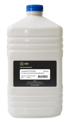 Тонер Cactus CS-TKY3-1000 черный флакон 1000гр. для принтера Kyoсera Universal TK4105/4145/475/7310/7205/7125