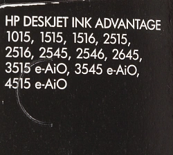 Картридж струйный HP 650 CZ101AE/AK черный для HP DJ IA 2515 с чипом