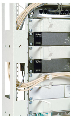 Стойка двухрамная ЦМО СТК-24.2 24U 620ммX800мм направл.под закл.гайки 250кг серый