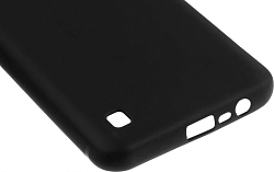 Чехол (клип-кейс) BoraSCO для Realme C21 Silicone Case черный (матовый) (40041)