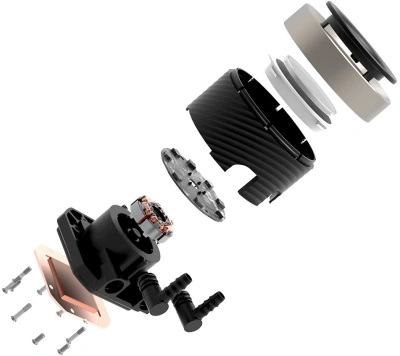 Система водяного охлаждения ID-Cooling FX240 Inf ARGB Soc-AM5/AM4/1200/1700/1851 черный 4-pin 27.2dB Al+Cu 300W Ret