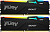 Память DDR5 2x8Gb 5600MHz Kingston KF556C40BBAK2-16 Fury Beast RGB RTL Gaming PC5-44800 CL40 DIMM 288-pin 1.25В single rank с радиатором Ret