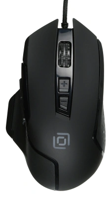 Мышь Оклик 945G REVENGE черный оптическая 1600dpi USB 8but (1012158)