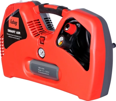 Компрессор поршневой Fubag Smart Air безмасляный 180л/мин 2л 1100Вт красный/черный