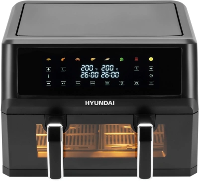 Аэрогриль Hyundai HYF-9089 2400Вт черный