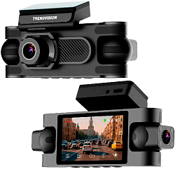 Видеорегистратор TrendVision Proof 360 черный 2Mpix 1440x2560 1440p 150гр. GPS SigmaStar SSC8826Q