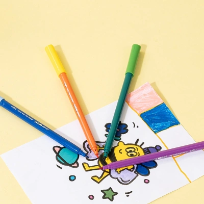 Фломастеры Deli EC167 Colorwow ПВХ с подвесом (8шт.)