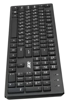 Клавиатура Acer OKW020 черный USB slim Multimedia (ZL.KBDEE.001)